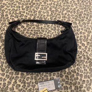 Fendi Woman’s Fabric Calf Leather Dreso Bag